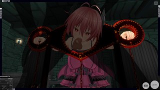 3D HENTAI BDSM Devil Girl Tied Sucks Big Dick