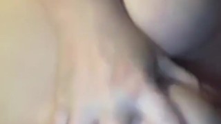 Playing with my breasts 