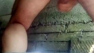 In the masturbation tunnel waiting for a cock