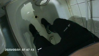 Random shower with Bellavita bath recliner