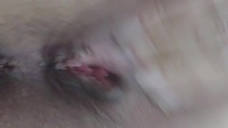 Extreme close-up pussy squirting orgasm 