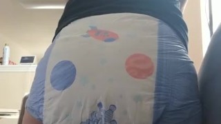 Trans Boy Dayvee Fills Diaper on Your Couch