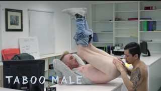 Taboomale - Nick Fitt Gets His Dick Sucked And His Ass Fucked By Aaron Blonco