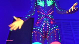 Blacklight Paint, Dildos, & Hooping- Thank you for 50K!