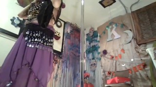 Sexy arabic goddess belly dancing Striptease unveiled worship her arab ass! SFW