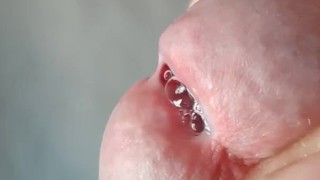 Pee hole with precum