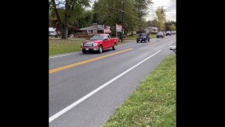 Hot Twink from TikTok Fucks Trump Train With 10ft Flag Pole! @GayWolfTok