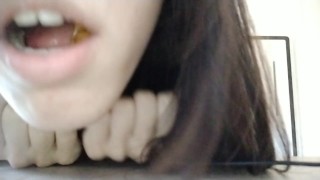 Teen transforms you into a gummy bear and vore you
