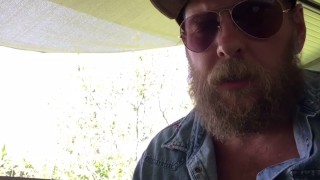 Sexy Bearded Daddy Jamming On a Sunday 