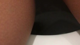 Perfect body milf peeing after sex
