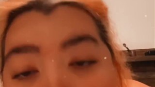 Choking on Dick while random controls lush 