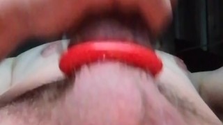 Lick my balls while I cum in your face