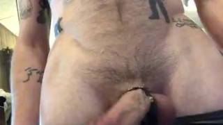 Beermunkie self suck leather request tattoo ink white boy 1st ball splitter cock ring thick semen