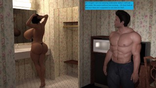 3d comics huge boobs huge cock, James gets a visitor