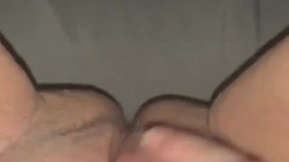 Playing with my fat pussy while daddy is away