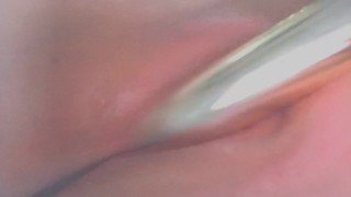 fucking my pussy with my toy 