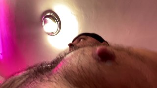 Hairy Sweaty Pumped Jock Daddy Tits After Workout