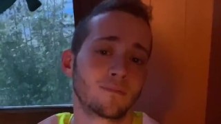 HOT VERBAL COLLEGE TWINK NUDE TikTok Model @GayWolfTok