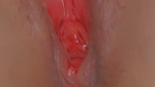 Latina sub gets fucked on period