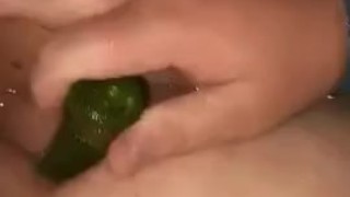BBW solo bathtub play 