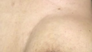 Playing with my pierced tits