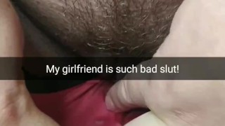 My cheating college girlfriend brought home a creampie from some stranger again [Cuckold. Snapchat]