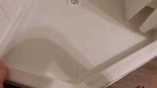 House sitting, made a mess in their bathroom 