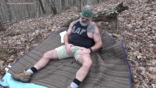 Daddy Bear Will Angell breeds Scott Ryder out in the woods