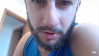 ASMR whispering JOI: jerk your cock to my alpha body and dirty instructions