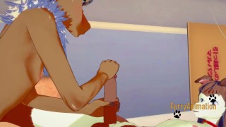 Pokemon Yaoi Hentai 3D Yiff - Eevee sucks and is fucked by a dog