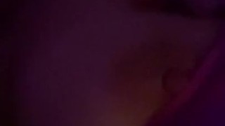 Rubbing my horny titties