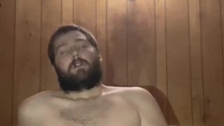 Licking my dick n jerkin off with a toy in my ass. 