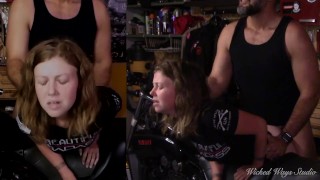 "Please cum in my ass" Biker Babe Lets Me Fuck Her Perfect Ass Bent Over My Motorcycle (Free)
