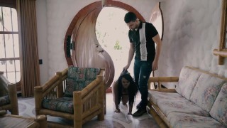 I disguised myself as a cat, they fist fucked me, I squirted and drank all my husband's milk