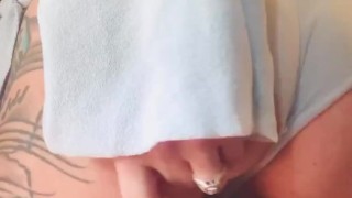 Sexy Milf Pees In Tiny Shorts