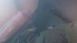 Shot my NUT in my eye. Came quick AF my cock had a heartbeat after