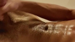 Moaning Fit Guy Jerking Off His Big Dick Close up - Cumming Hard - Cumshot - Hot Solo Male