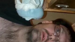 Squirting DIY pussy. Baby oiled up. Big Trump Dick. 