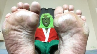 Grinch Makes Santa Lick His Feet Soles JOI