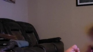 My size 11 feet while gaming