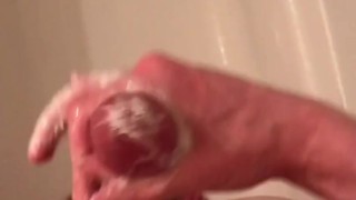 cumming in the shower