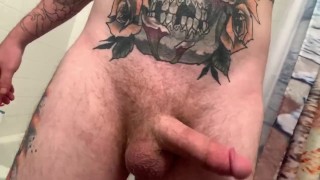 Swinging my flaccid cock around