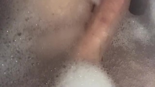 In the bathtub - Teaser with my big breasts and pussy all wet