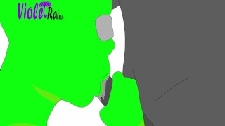 Among us Hentai Sucking a Black dick Loop