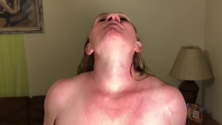 9 Months Pregnant Wife Gargle and Swallow Squirt in Cup