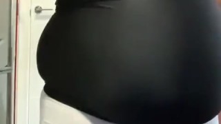 Gainer shake in tight clothes 