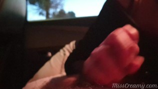 Risky Public Blowjob in Car Parking and He Cums With My Tongue - Misscreamy 