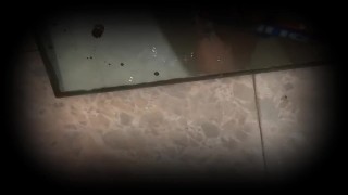 Dick through gloryhole 