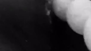 ANAL Beads in my tight ASSHOLE