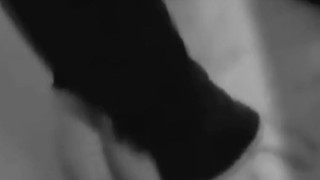 Chubby gay guy slaps his hairy fat ass.